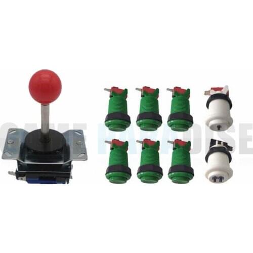 Joystick With Waving Iron Panel and 8 Pcs Push Buttons For Arcade DIY kit Multicade MAME Jamma Game