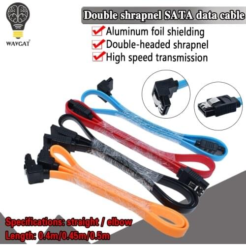 SATA Cable 2.0 3.0 to Hard Disk SSD adapter HDD cable Straight 90 Degree Sata Cable for Asus MSI Gigabyte Motherboard Cable Sata