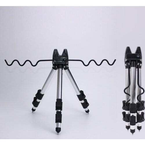 Cañas de pescar soporte pesca equipamentosmultifunción telescópico plegable Durable ajustable equipo de pesca al aire libre tríp