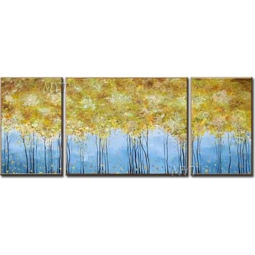 Autumn Leaves Artist Designed Picture Handmade Oil Paintings Unique Modern Abstract Pop Oil Painting For Living Room Decoration
