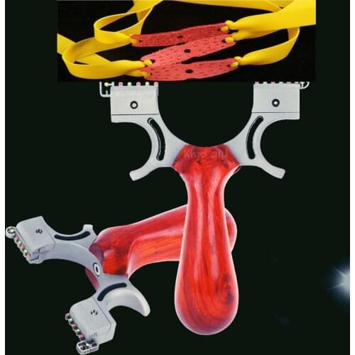 Outdoor competition Slingshot Flat rubber band Hunting Catapult Shooting Tactical game Fast bow Mud ball Steel ball Supply Store