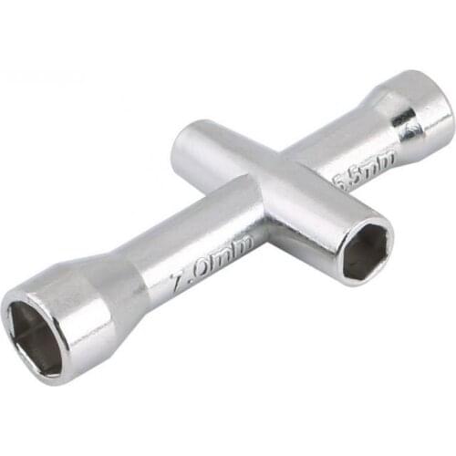 M2/M2.5/M3/M4 Cross Wrenches Maintenance Tools Sleeve RC Car HSP 94123 Cross Wrenches Maintenance Tools Sleeve Silver HEX