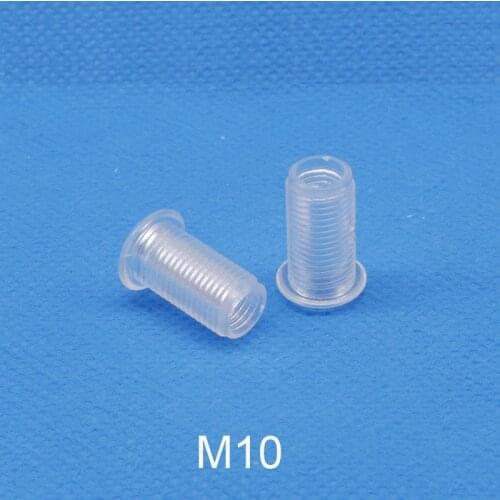 M10 plastic Hollow screws with flanged cap m10 threaded tube lamp holder screw cover Support line Lighting accessories DIY