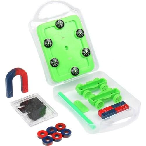 Magnet Experiment Kit Good Conductivity Improve Hands-on Ability ABS Electromagnet Experiment Science Toys for School Physics