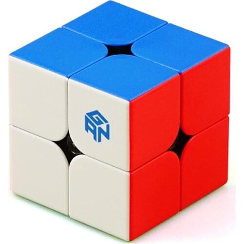 GAN 251 2x2x2 Magnetic Magic Cube Beginner Guide WCA Competition Professional Speed Pocket Cubo Magico Educational Toy Gift