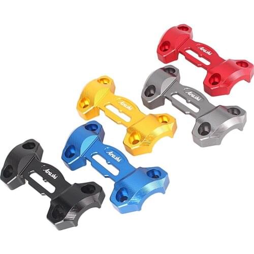 Motorbike Handlebar Fat Handle Bar Riser Mount Clamp Top Cover for YAMAHA MT-09 MT09 2014 2015 CNC Aluminum