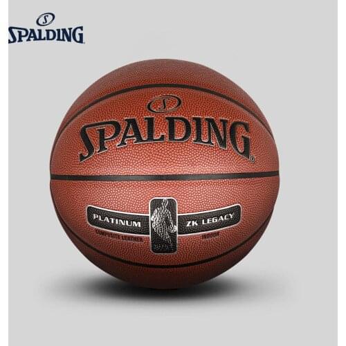 Original SPALDING PLATINUM LEGEND Series ZK skin PU material indoor basketball training teaching mens match ball 76-017Y