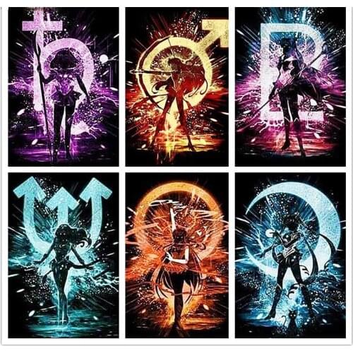 Complete Diamond Embroidery Sailor Moon Diamond Painting DIY Diamond Mosaic Cross Stitch Kits for Home Decoration