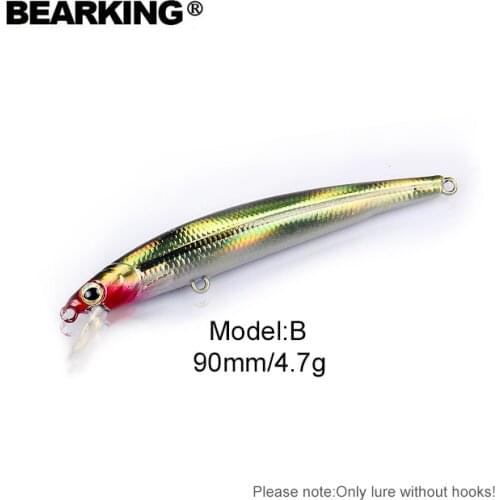 Bearking economical Fishing Lure 1PC without hooks Artificial Bait Wobbler Minnow Fishing Lure