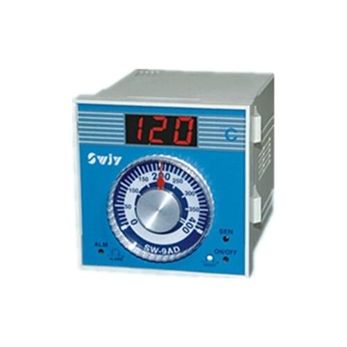 SW-9AD Knob temperature controller,digital display temperature control instrument,K/J/PT100 type thermostat