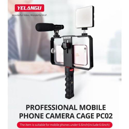 Hand Held Camera Bracket Second Generation Movie Live Video Stabilizer Mobile Phone Camera Cage Stand