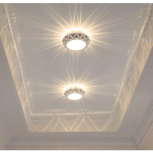 Modern LED Ceiling light Simplicity 5W 12W 3 light color Dimming Switch control cylinder lamp for aisle corridor illumination