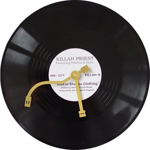 Vintage Creative Wall Clock Vinyl Record Unique Silent Simple Industrial Wall Clock Metal Round Zegar Scienny Wall Watch DE50WC