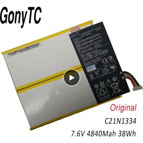 Original C21N1334 Laptop Battery For ASUS Transformer Book T200TA T200T T200 1A 1K 200TA-C1-BL Tablet PC 7.6V 38WH