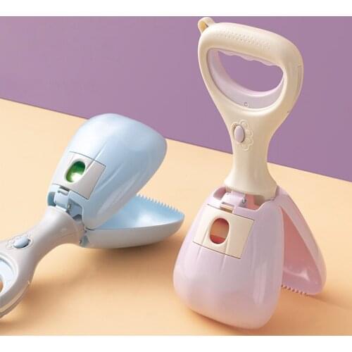 Pet Dog Long Handle Pooper Scooper Automatic Dog Waste Picker Jaw Pick Up Clean Waste Cleaning Tools Pet Supplies Self Clean