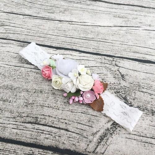 Free Shipping Flower Girl Headband Kids Hair Accessories Photo Prop