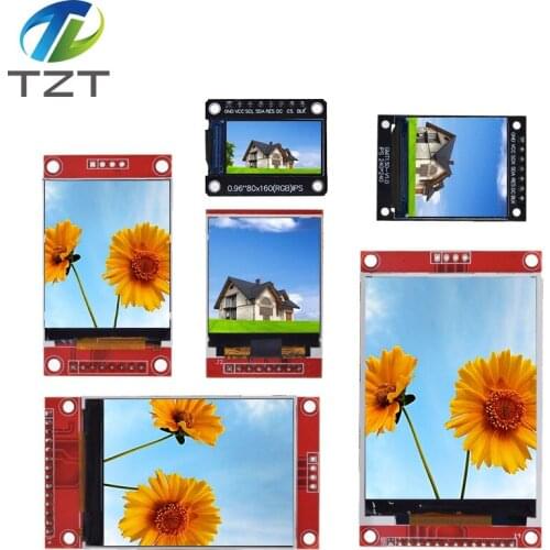 0.96/1.3/1.44/1.8/2.4/2.8/3.5 Inch TFT Color Screen LCD Display Module Not OLED Drive ST7735 ILI9341 Interface SPI for Arduino