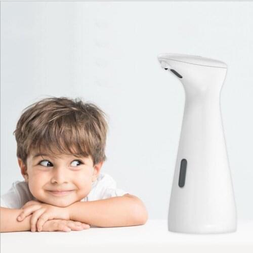 ABS Soap Dispenser 400Ml Automatic Intelligent Sensor Induction Touchless ABS Hand Washing Dispensers for Kitchen Bathroom