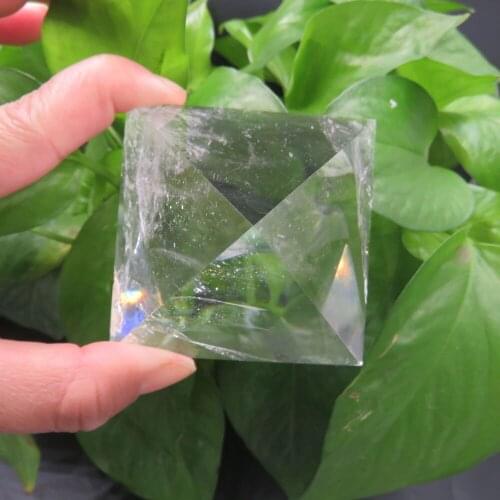 Hot Sale ! 190~260g 60~65mm Natural Rock Clear Quartz Crystal Pyramid Reiki Healing cristal Energy Pyramid 2020