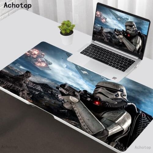 Star Wars Large Gaming Mouse Pad tapis de souris Gamer Solid Color Locking Edge XXL Big Keyboard Mouse Mat Gaming Desk Mousepad
