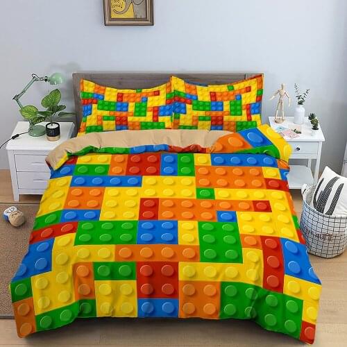 Colorful Geometric Comforter Bedding Set Duvet Cver Set Queen King Size Quilt Cover Duvet Cover 220x240cm Home Textiles