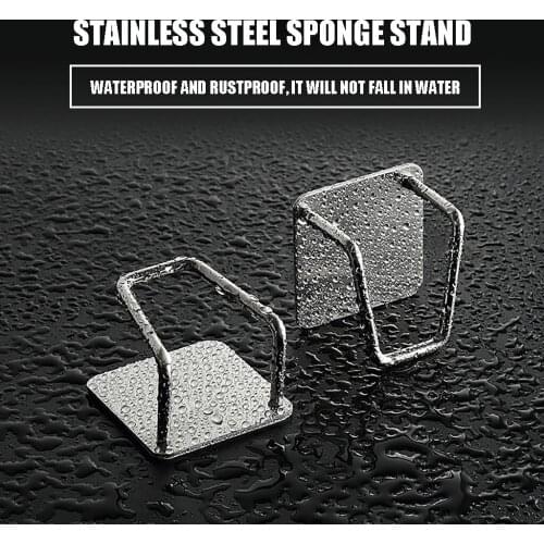 Kitchen Organizer Rack Stainless Steel Rack Kitchen Supplies Rack Wall Hanging Sink Hook Wall Racks & Holders Home Storage 2021