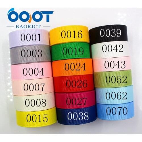OOOT BAORJCT 181012-L20mm-1,20mm 10yards Solid Color Ribbons Thermal transfer Printed grosgrain,DIY Clothing handmade materials