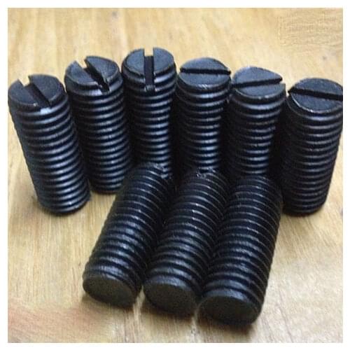 M1.6*2 3 4 5 6mm Steel flat tip slotted set screw With Flat Point end Grub Screw adjusting duplexer filter combiner dual tuner