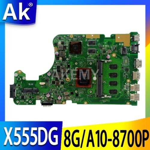 X555QG 8G/A10-8700P (V2G) For Asus X555DG X555D X555Y X555YI F555Y K555Y K555D A555D Mainboard Motherboard