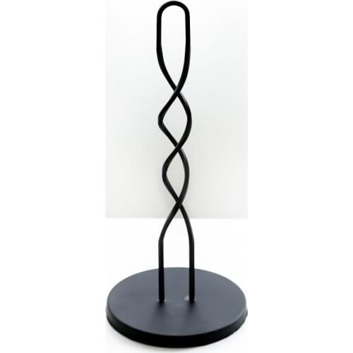 Metal Iron Desktop Roll Paper Towel Holder Muti-function Toilet Roll Paper Rack for Dining-room Sitting Room Storage Accessories