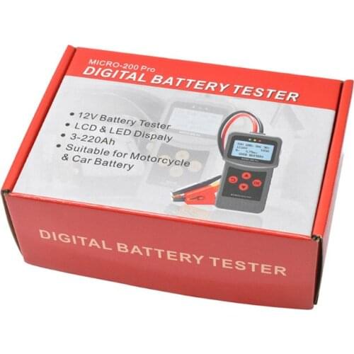 MICRO-200PRO Automobile Battery Tester Capacity Digital Car Load Discharge Part B85C