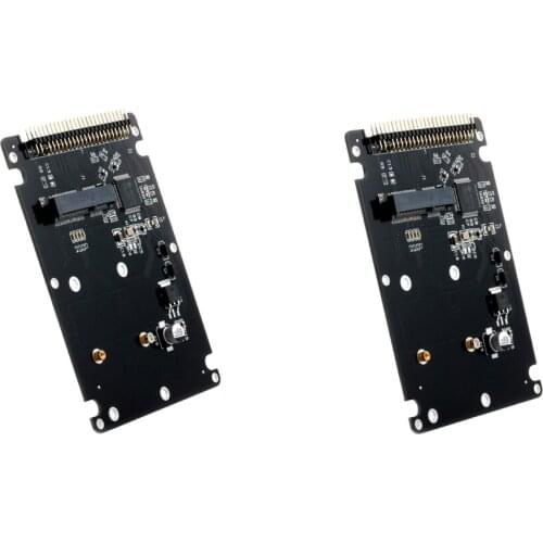 2 Pieces Mini PCI-e MSATA SSD HDD To IDE 44P Converter Adapter Card