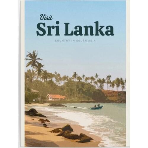 Home Decor Modular Sri Lanka Landscape Canvas Painting Modern Printed Seaside View Poster For Living Room Wall Art Frame Picture