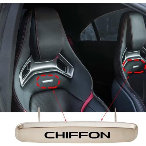 FOR Subaru XV WRX STI outback TRIBECA TRIBECA LEGACY STI Car Chair Seat Sticker Front Seat Tuning Badges Metal Car Accessories