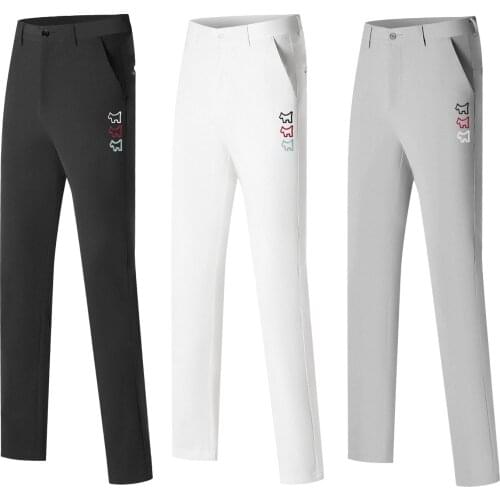 Autumn Winter 2021 New Golf Trousers Warm Fleece Pants Quick-drying Sports Pants