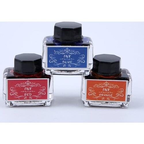 Feather Dip Pen Color Ink 15ml/bottle Non Carbon Fountain Ink