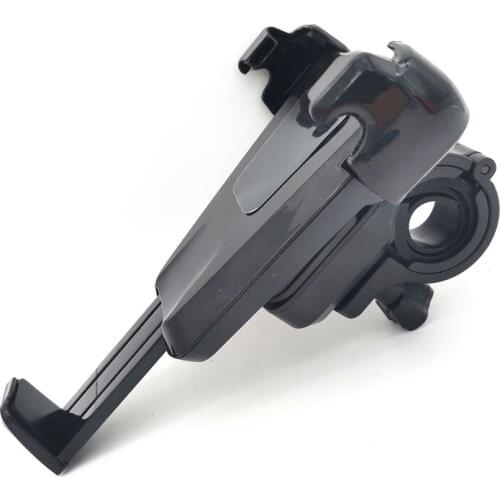 Portable Adjustable Motorcycle 3-Paw Handlebar Mount Phone Holder Bracket Black