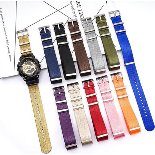 Nato strap watchband 20mm 22mm 24mm for Samsung Galaxy Watch Sport bracelet for Amazfit Huawei Nylon Military Seatbelt