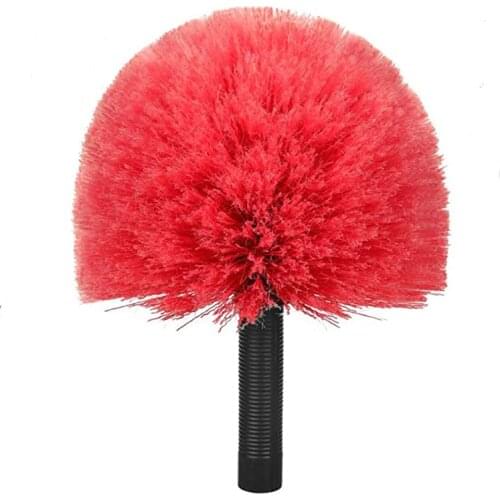 Ceiling Cobweb Duster Brush for Outdoor & Indoor Cleaning Matching with USA Thread Pole (No Pole)