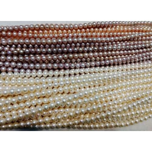 Loose beads freshwater pearl round white/pink/purple/multicolors 11-12mm15" for DIY jewelry making FPPJ wholesale beads nature