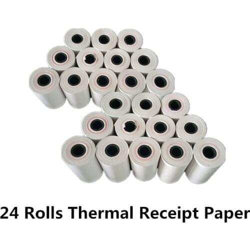 GOOJPRT 57x30mm Thermal Receipt Paper for Mini 58mm Inkless Wireless Bluetooth Thermal Receipt Printers PT200 PT210 MTP-II QR701