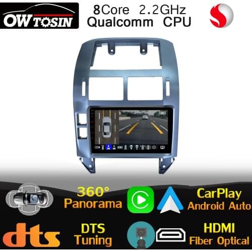 Qualcomm 8Core Android For Volkswagen VW Polo 2004-2010 GPS Navigation 360 Panoramic Car Multimedia Radio CarPlay Head Unit HDMI