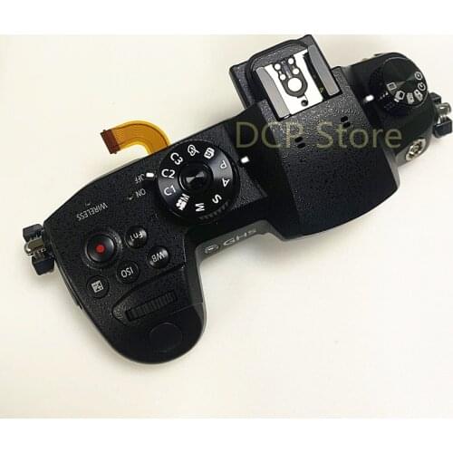 Repair Parts For Panasonic Lumix DC-GH5 Top Cover Shell Case Ass'y Mode Dial Shutter Button (Black) 3YM1A561Z