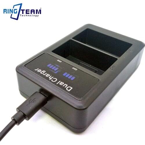 NP-W126 Dual USB LCD Charger for Fujifilm X A1 A2 A3 E1 E2 E2S M1 Pro1 Pro2 T1 IR T2 T10 FinePix HS30 HS33 HS35 HS50 EXR Camera