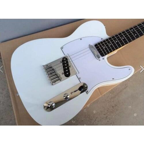 Factory custom white electric guitar, white guard board, rose finger board, free delivery