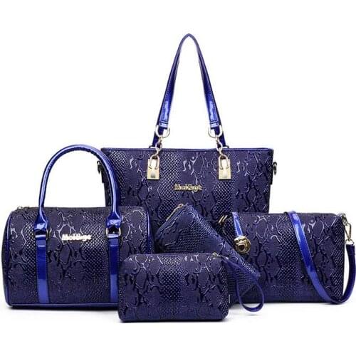 High Quality Serpentine Handbag Designer Famous Bags 5 Sets Luxury Brands Women Tote Bag Shoulder Bags Messenger Composite Bags