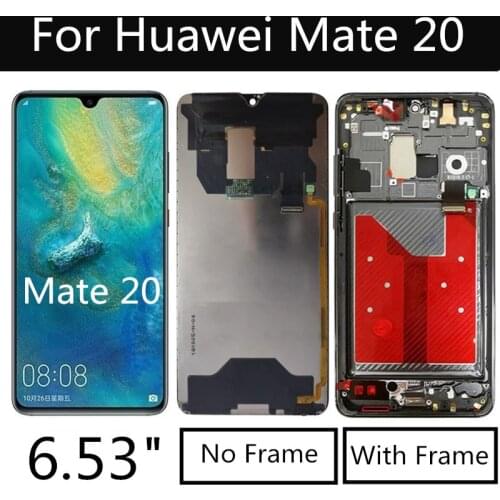 6.53" LCD FOR Huawei Mate 20 Display Touch Screen Digitizer Assembly For Huawei Mate20 HMA-L09 L29 HMA-TL00 AL00 LCD
