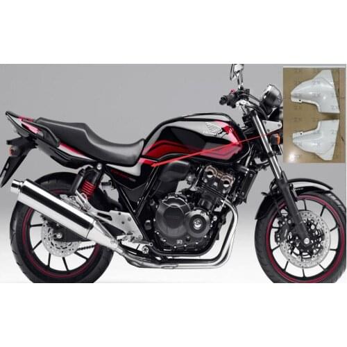 1 Pair Racers ABS Side Panel Fairings Body Cover Frame Guard for Honda CB 400 CB400 VTEC 2015 2016 2017