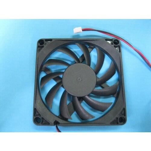 1 Pcs Brushless DC Cooling Fan 12V 8010S 11 Blades 2Wires 80x80x10mm