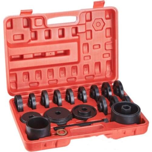 23pcs Front Wheel Hub Drive Bearing Removal Install Service Tool Kit High Quality Carbon Steel Car Tools New